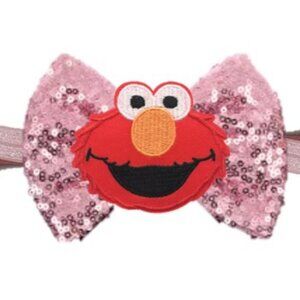 Elmo Headband Girls Hair Elmo Bow Sesame Street Headband Elmo Birthday